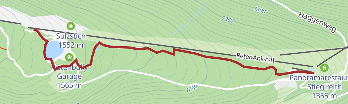 Route map: Sagenweg Oberperfuss